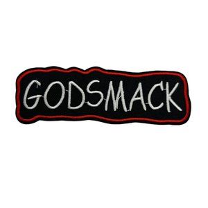 GodSmack Music Iron or Sew On Patch Embroidered Rock Band Jean Jacket Vest Biker